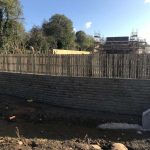 Brick wall building