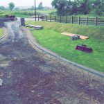 Garden driveway landscaping