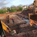 Laying concrete foundations